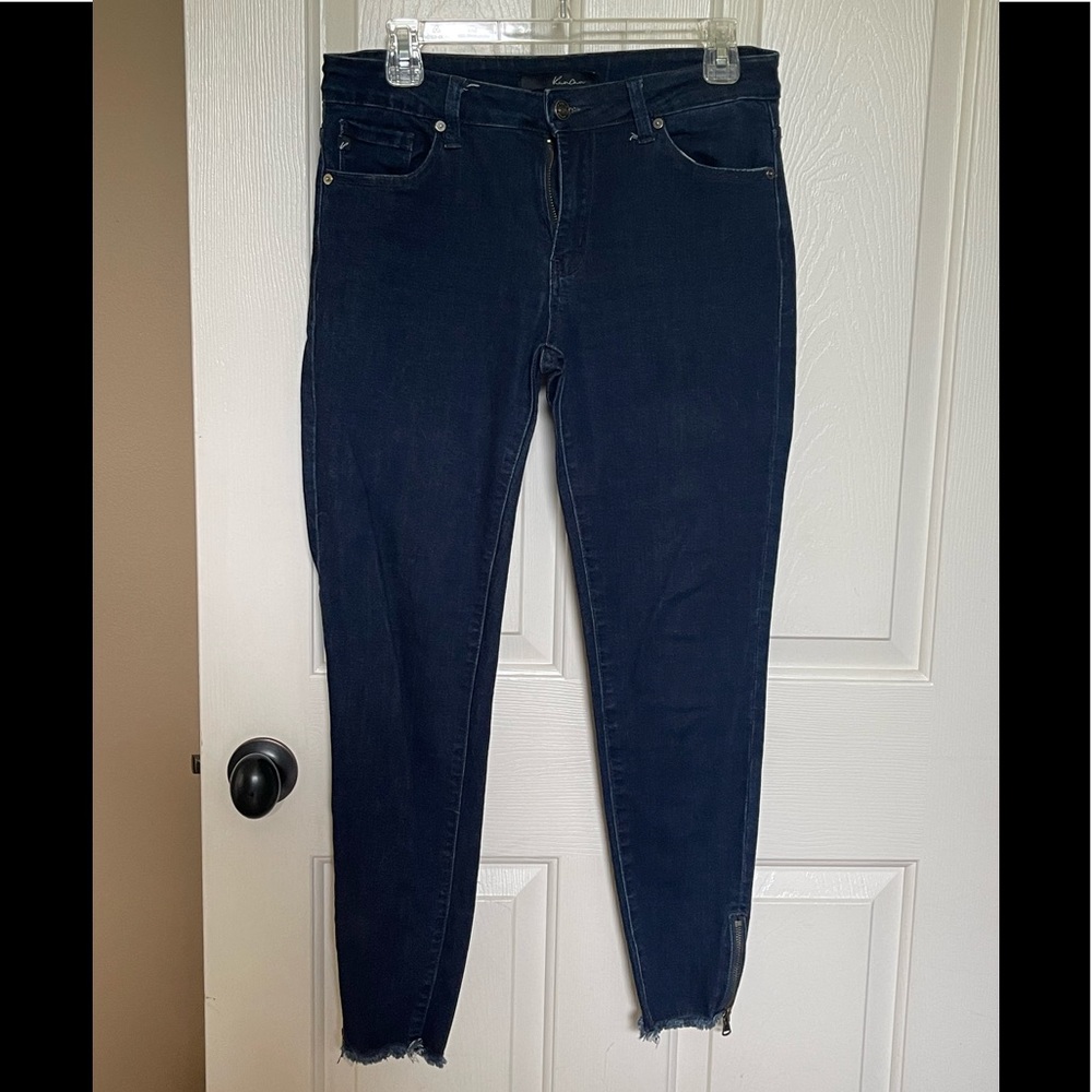 Kancan Skinny Jeans zipper ankle